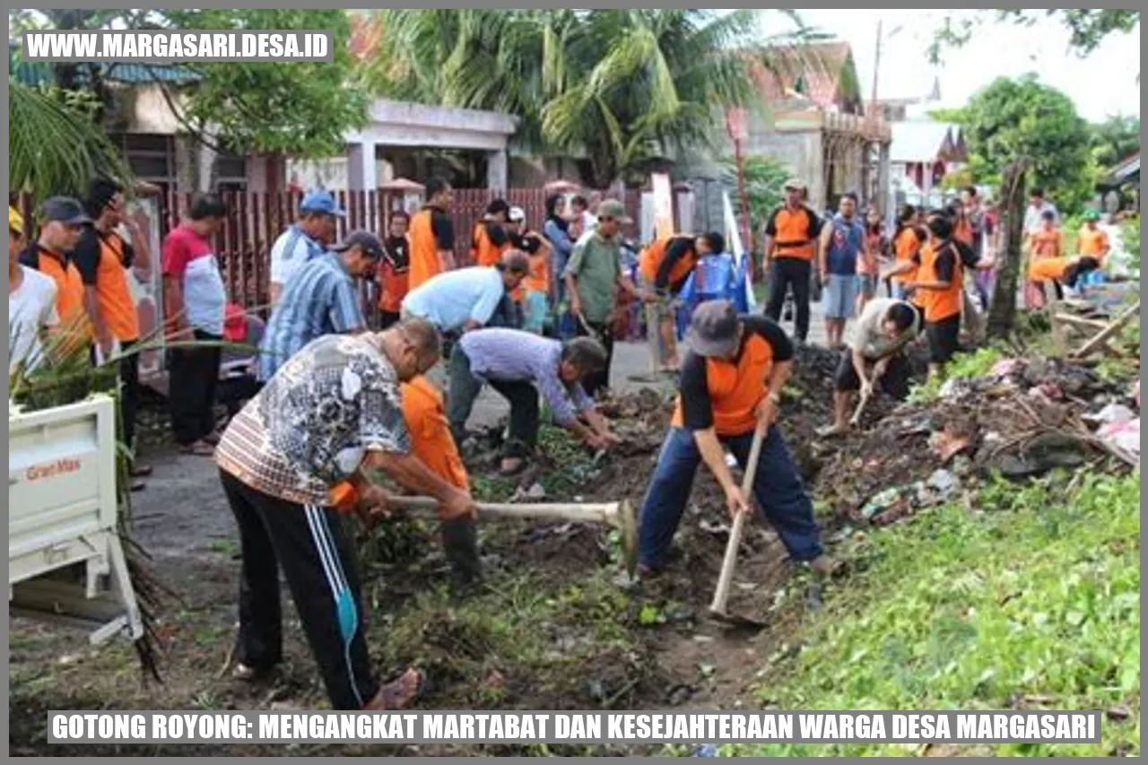 Gotong Royong: Mengangkat Martabat dan Kesejahteraan Warga Desa Margasari